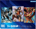 DC COMICS 3 Puzzle Da 500 PZ