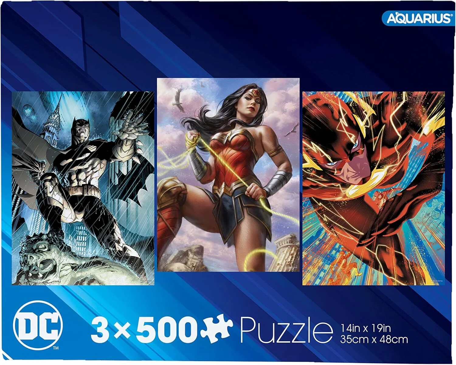 DC COMICS 3 Puzzle Da 500 PZ