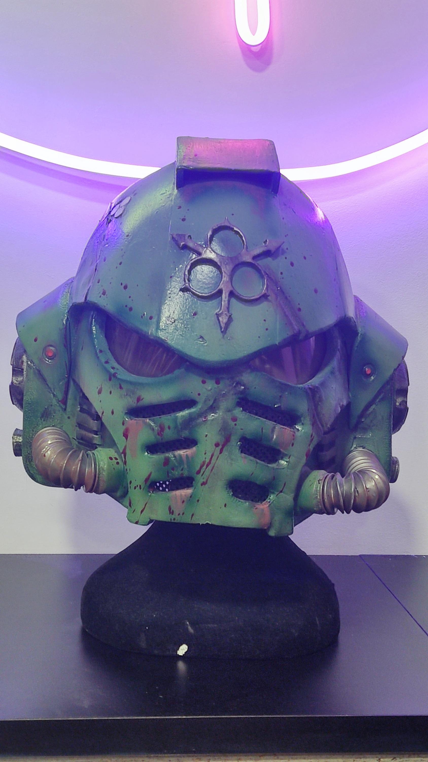 WARHAMMER HELMET (Death Guard nurgle skin)